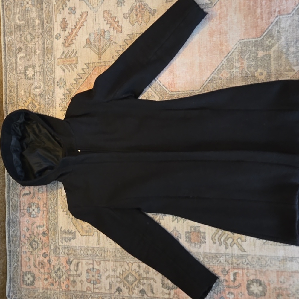 Black Ellabee Wool Winter Coat Size XS Women